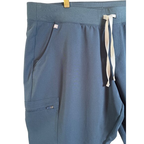 Figs Technical Collection Jogger Pants Size 2XL Trousers Scrubs Blue Medical EUC - Picture 5 of 11